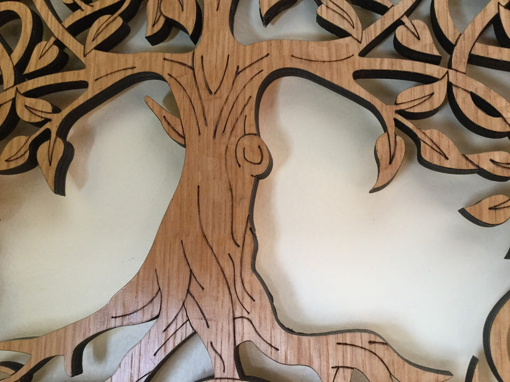 Celtic Wall Decor Tree of Life Wood Crafted