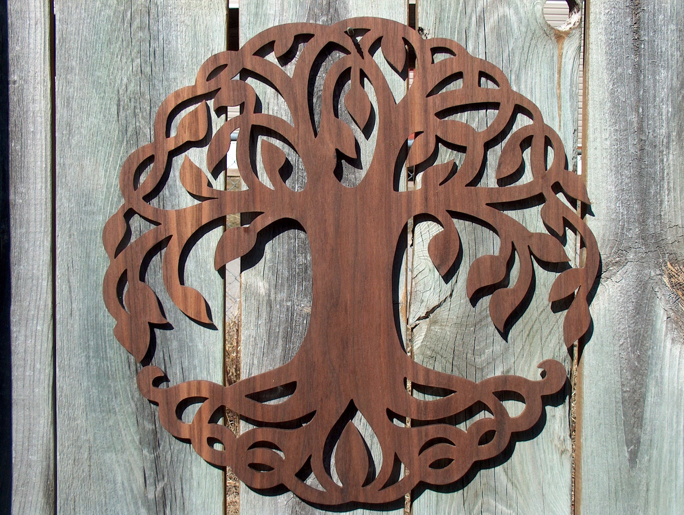 Celtic Tree of Life Wall - Celtic Knot Wood