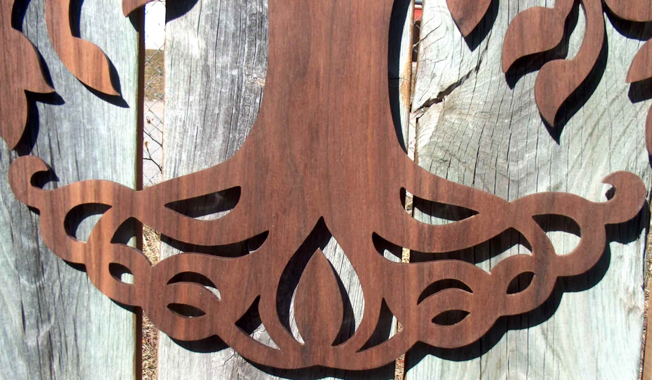 Celtic Tree of Life Wall - Celtic Knot Wood