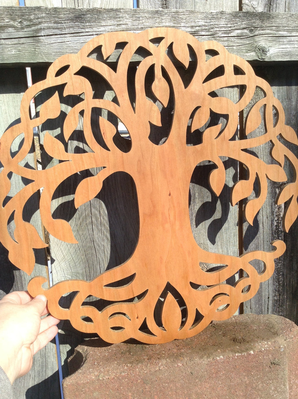 Celtic Tree of Life Wall - Celtic Knot Wood