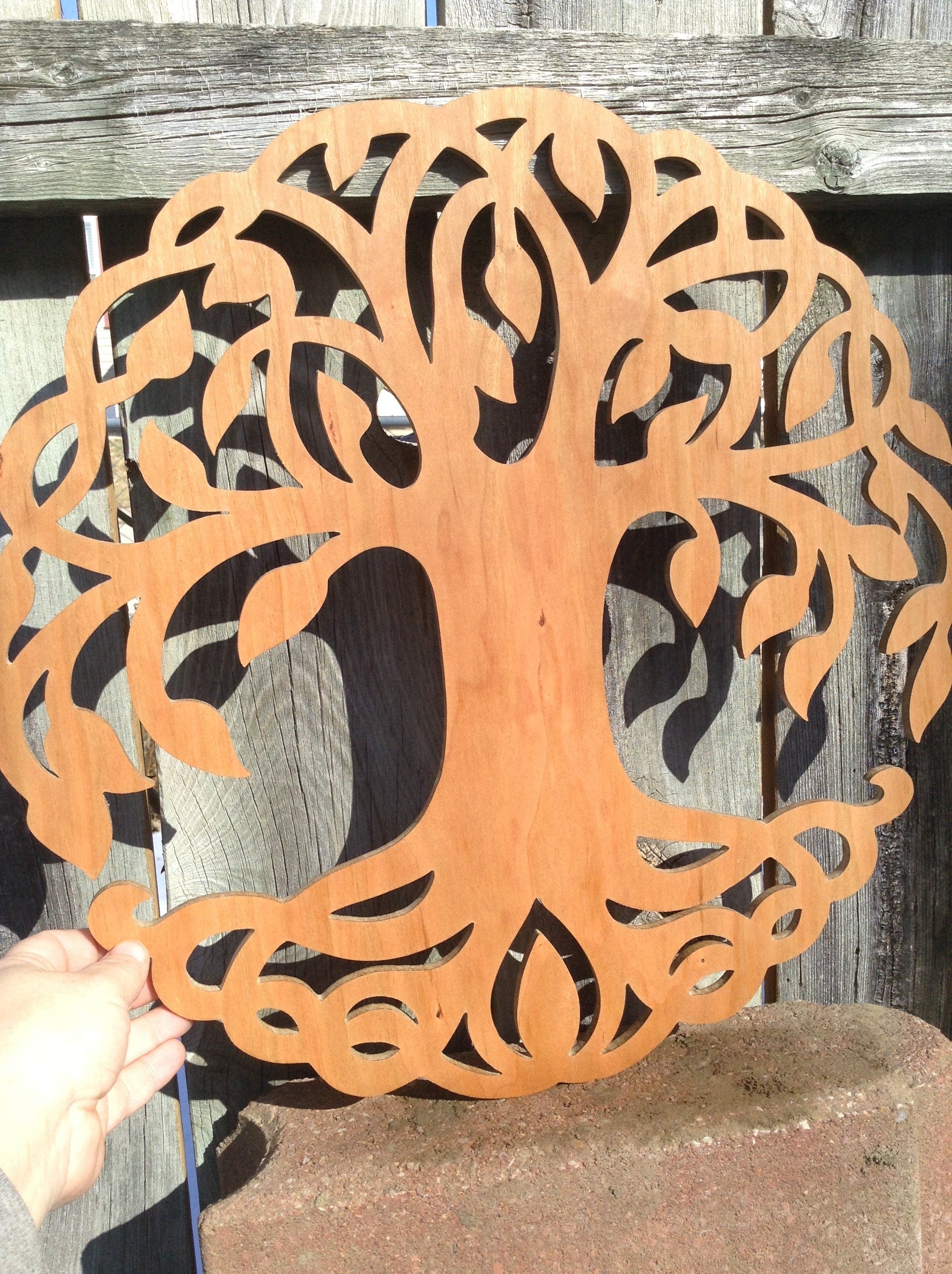 Celtic Tree of Life Wall - Celtic Knot Wood