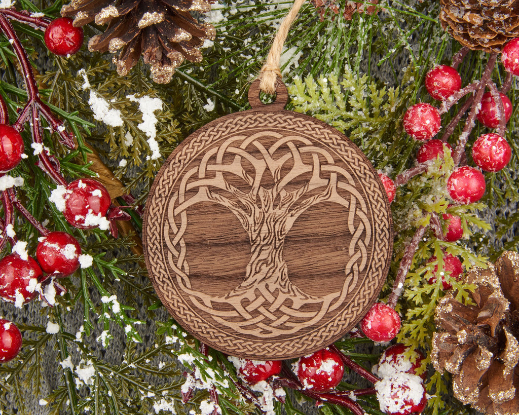 Celtic Tree of Life Wooden Christmas