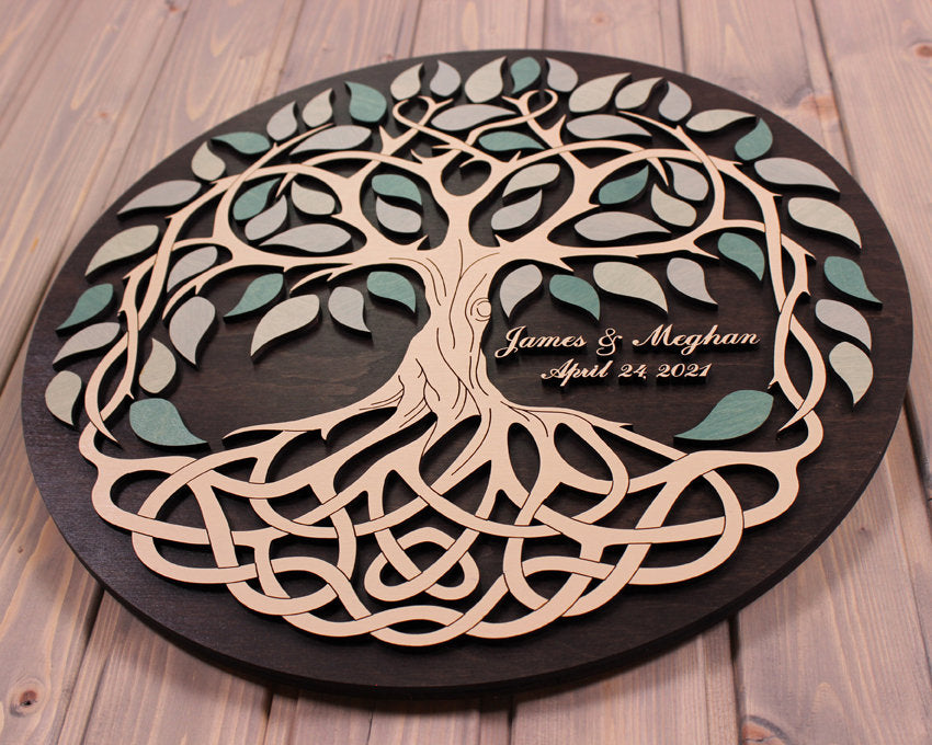 Celtic Round Tree of Life Wedding