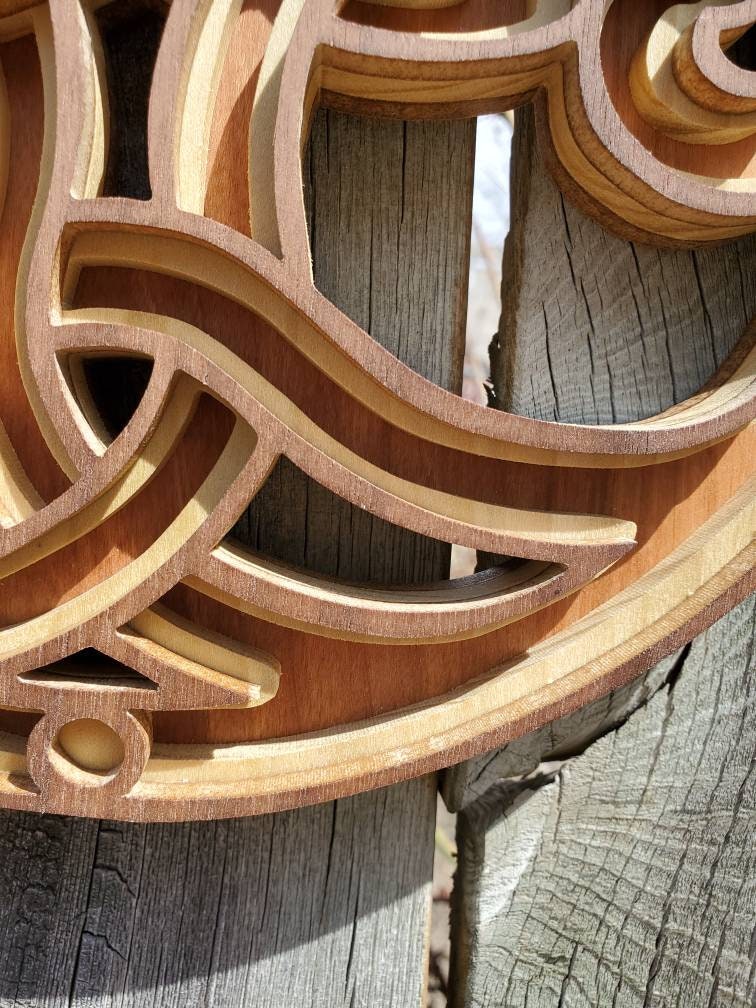 Celtic Tree of Life Wall - Triquetra Celtic Knot