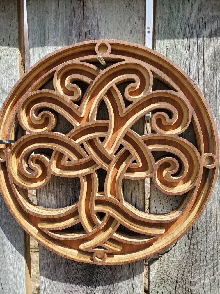 Celtic Tree of Life Wall - Triquetra Celtic Knot