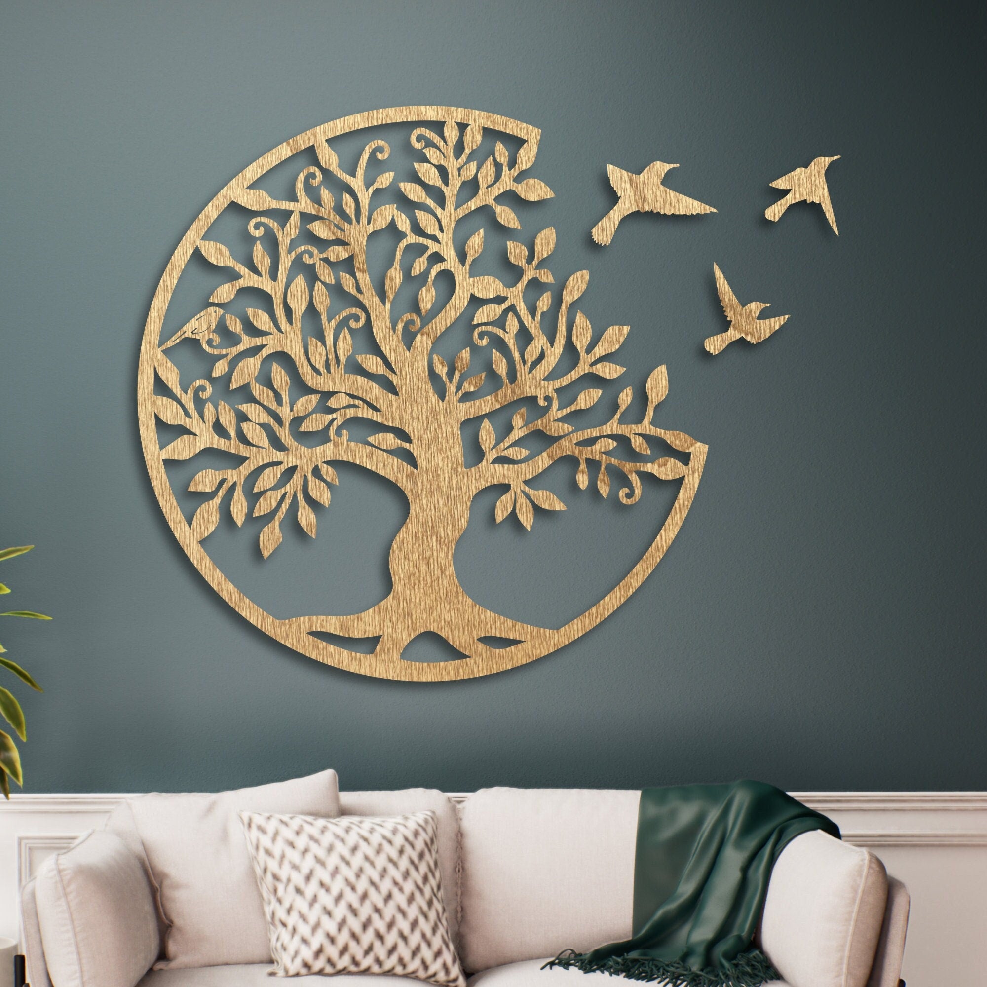 Tree Of Life Wood Wall Home Wall Hanging
