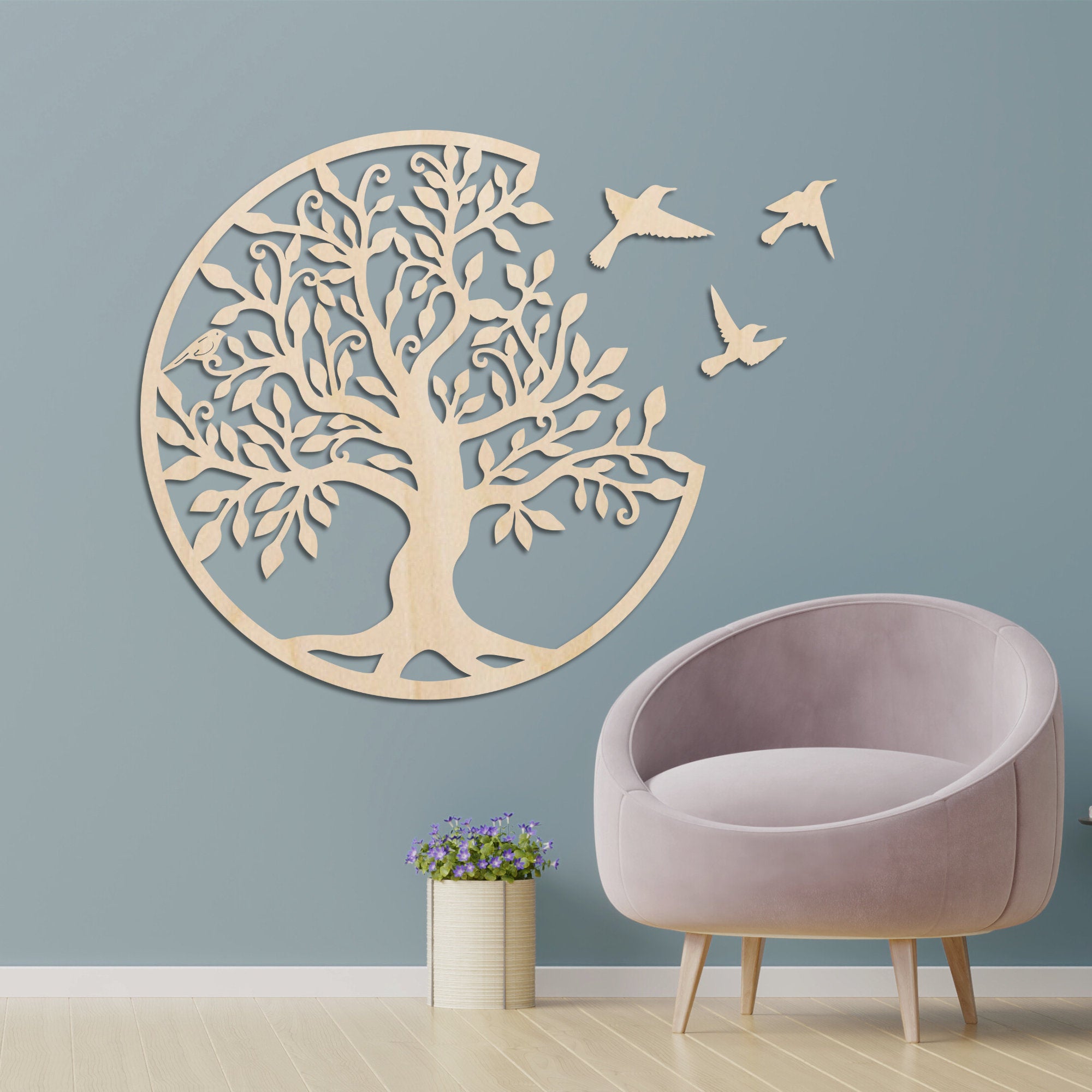 Tree Of Life Wood Wall Home Wall Hanging