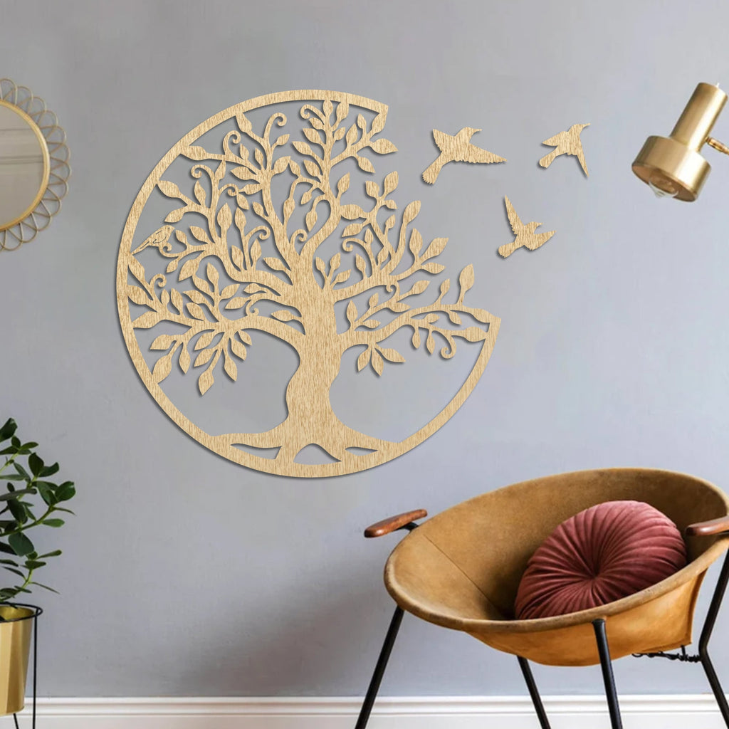 Tree Of Life Wood Wall Home Wall Hanging
