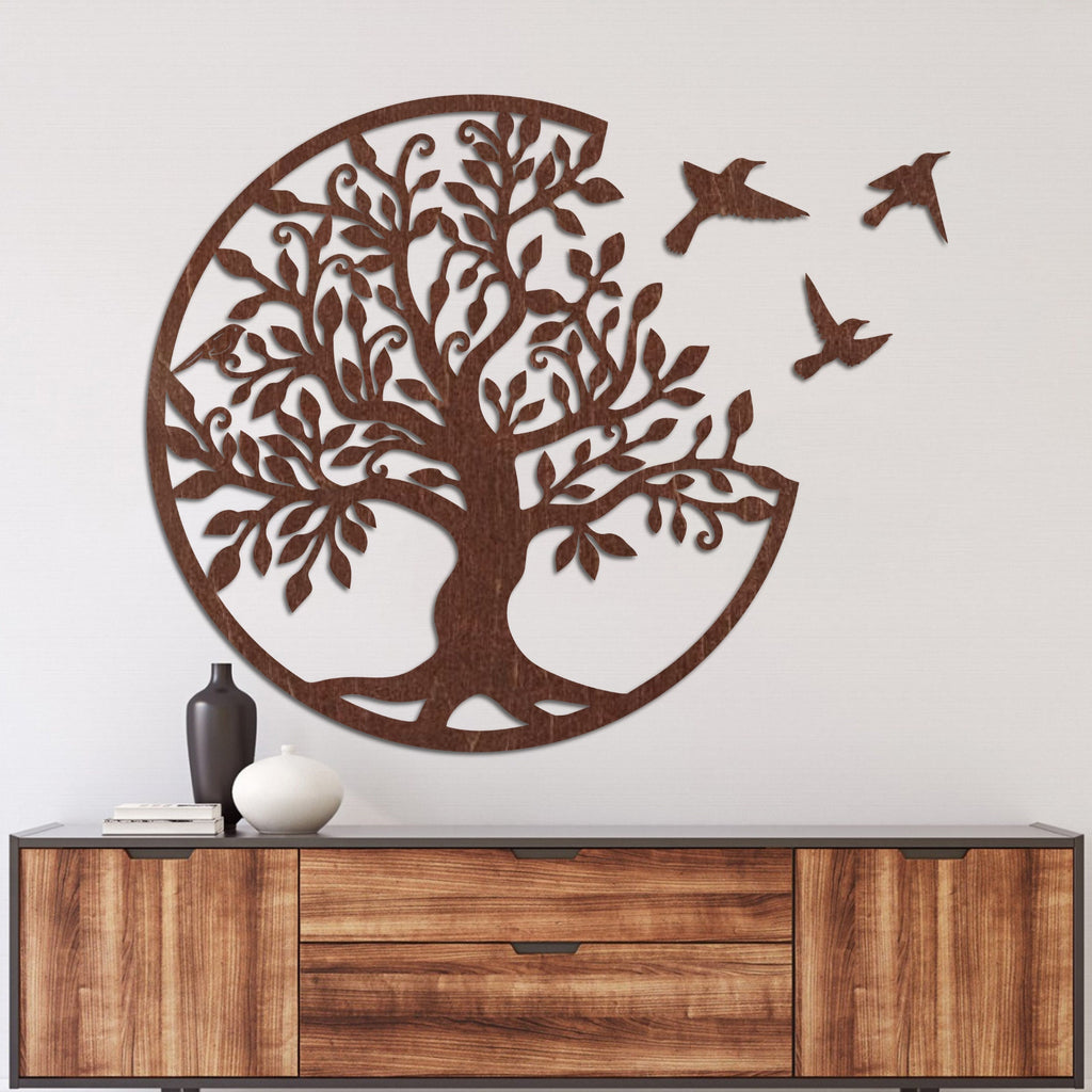 Tree Of Life Wood Wall Home Wall Hanging