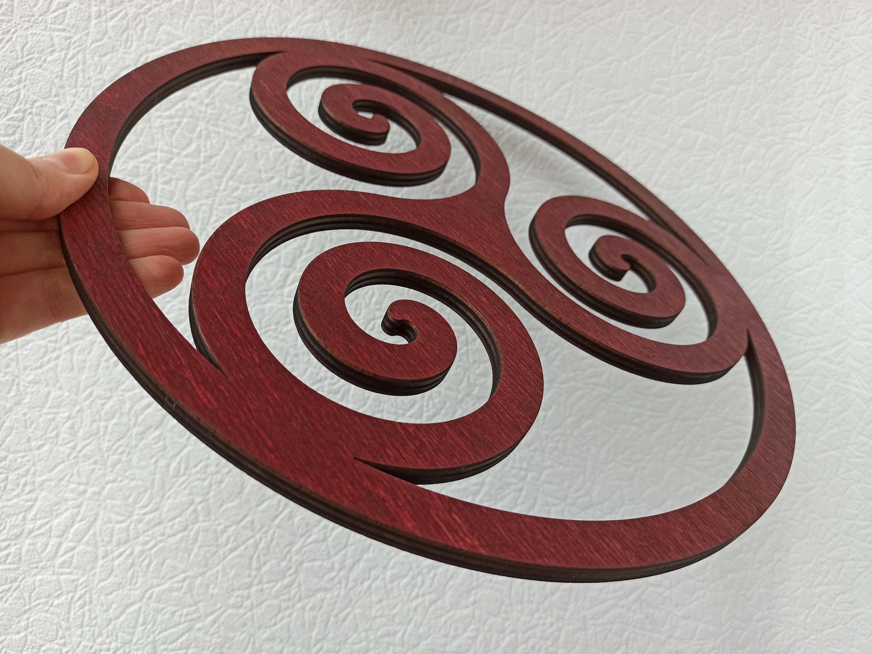 Triple spiral wooden Living Room