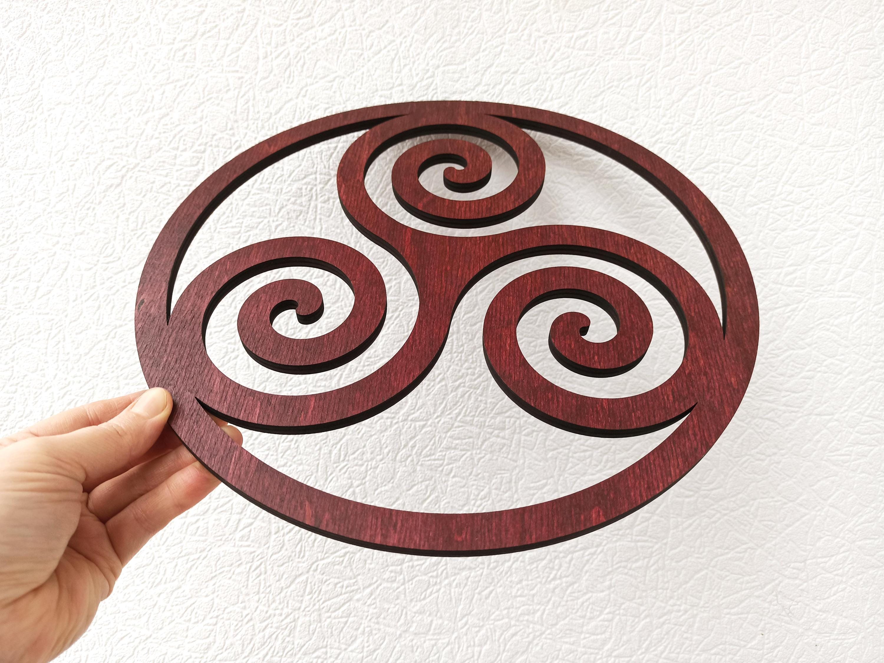 Triple spiral wooden Living Room