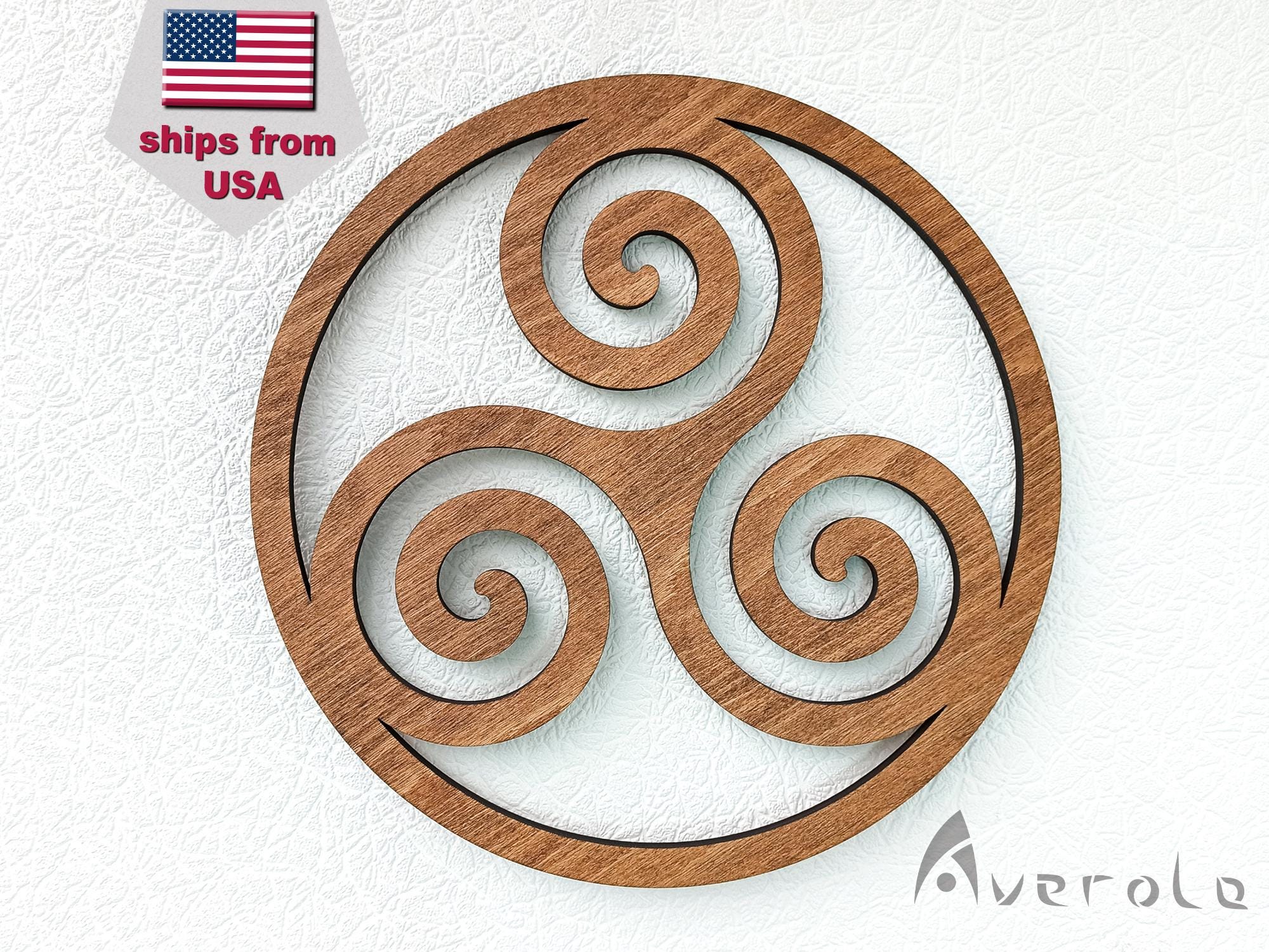 Triple spiral wooden Living Room