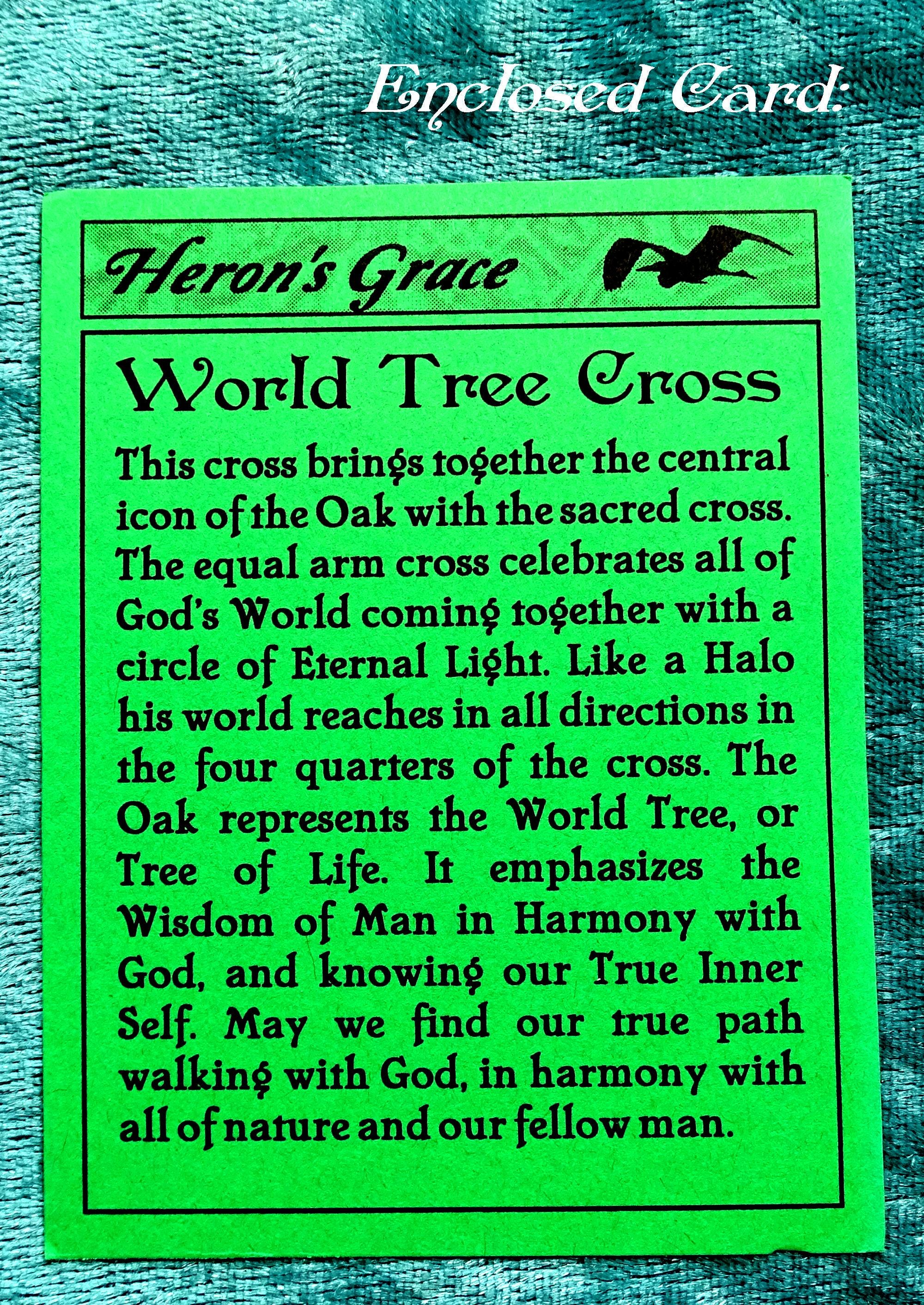 World Tree Cross - Norse Celtic Cross