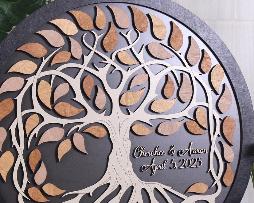 Celtic Tree of Life Wedding Guest Book