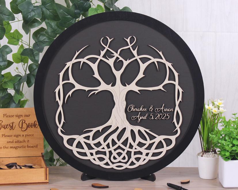 Celtic Tree of Life Wedding Guest Book