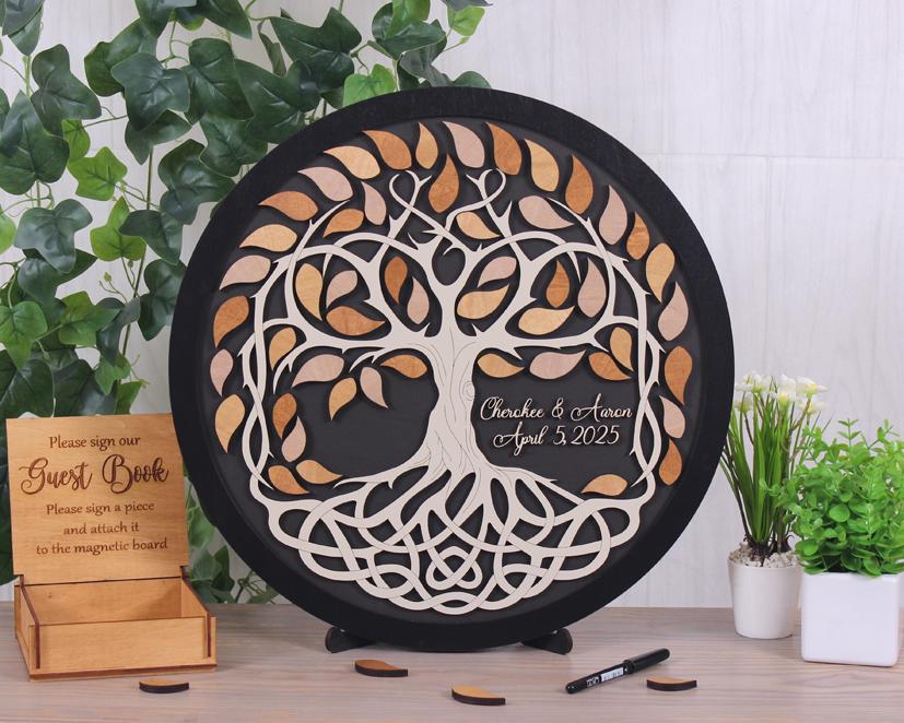 Celtic Tree of Life Wedding Guest Book