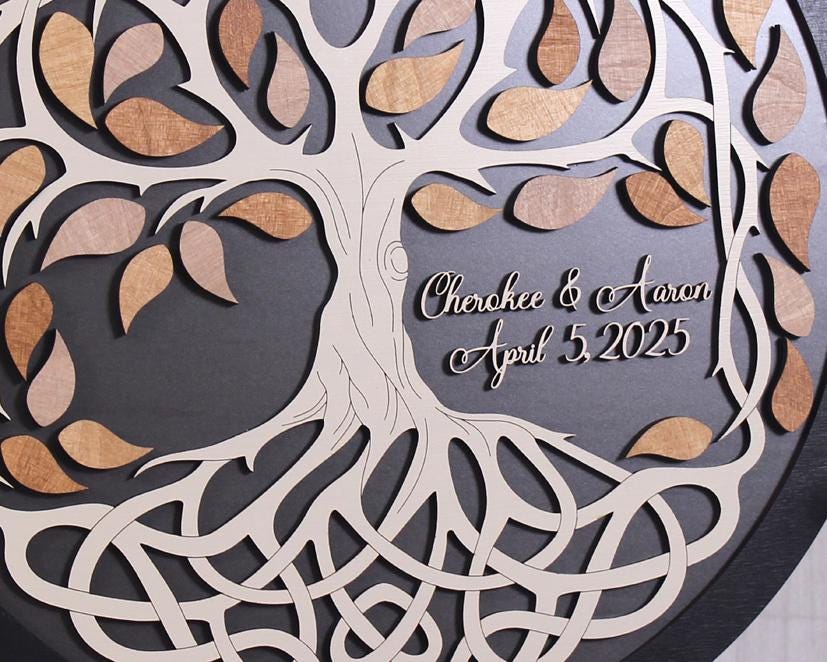 Celtic Tree of Life Wedding Guest Book
