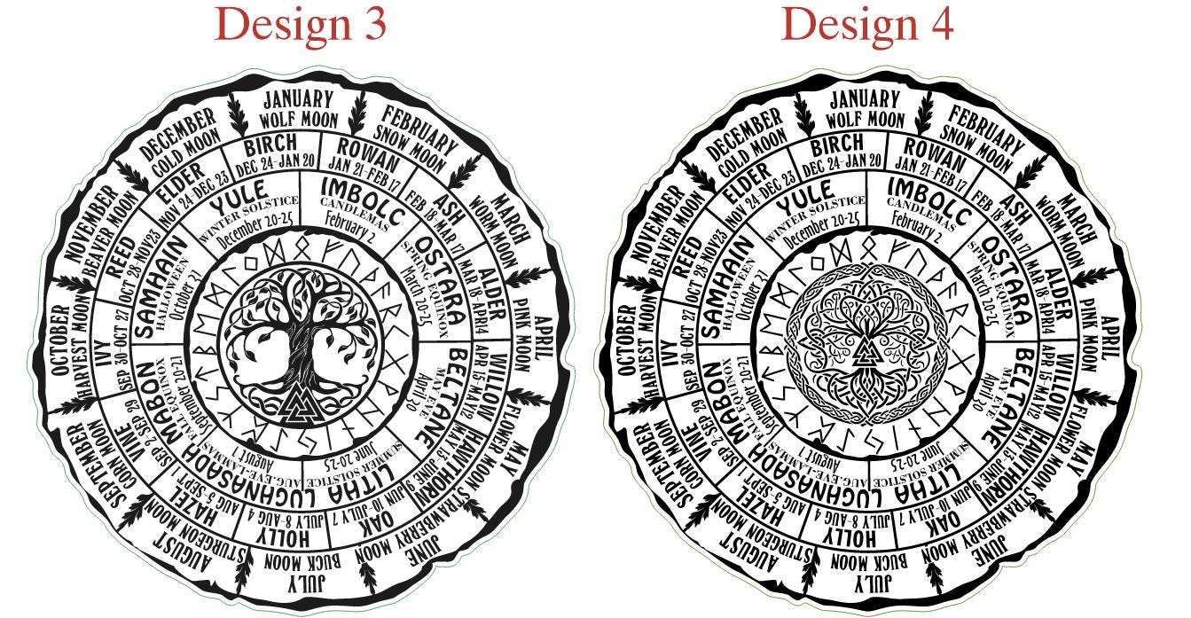 Celtic Tree of Life Calendar